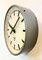 Industrial Grey Hammer Paint Factory Wall Clock from Pragotron, 1960s 5