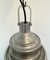 Lámpara colgante de fábrica soviética industrial de aluminio, años 60, Imagen 6