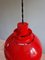 Scandinavian Red Hanging Light from Nordisk Solar, 1970s 5