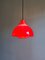 Scandinavian Red Hanging Light from Nordisk Solar, 1970s 16