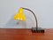 Yellow Lacquered Metal Type Desk Lamp, 1950s, Image 8