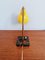 Yellow Lacquered Metal Type Desk Lamp, 1950s, Image 17