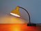Yellow Lacquered Metal Type Desk Lamp, 1950s 9
