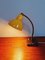 Yellow Lacquered Metal Type Desk Lamp, 1950s 3