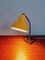 Yellow Lacquered Metal Type Desk Lamp, 1950s 5