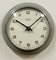 Vintage East German Grey Wall Clock from Weimar Electric, 1970s 6