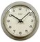 Vintage East German Grey Wall Clock from Weimar Electric, 1970s 1