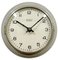 Vintage East German Grey Wall Clock from Weimar Electric, 1970s, Image 1