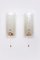 Glass Wall Lamps with Brass Details from Kalmar, 1950, Set of 2, Image 11