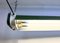 Industrial Green Hanging Tube Light from Polam, 1970s 11