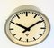 Industrial Grey Factory Wall Clock from Pragotron, 1960s, Image 6