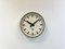 Industrial Grey Factory Wall Clock from Pragotron, 1960s, Image 2