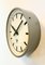 Industrial Grey Factory Wall Clock from Pragotron, 1960s, Image 3