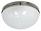 Vintage Wall or Ceiling Light in Milk Glass from Napako, 1960s 2