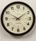Reloj de pared vintage de baquelita marrón de Seth Thomas, años 80, Imagen 7