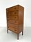 Vintage Scandinavian Teak & Beech Chest of 7 Drawers, 1960s 5