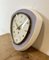 Vintage Purple Porcelain Wall Clock from Mauthe, 1970s 5