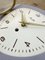 Reloj de pared vintage de porcelana morado de Mauthe, años 70, Imagen 12