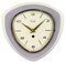 Vintage Purple Porcelain Wall Clock from Mauthe, 1970s, Image 1