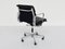 Black Leather Desk Armchair Mod. Soft Pad Ea217 by Charles & Ray Eames for Vitra, 1969 4