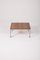 Wooden Coffee Table in Chromed Metal from Knoll Inc. / Knoll International, 1960s, Image 2