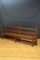 Antique Victorian Gothic Revival Hall Bench in Oak, 1880 3