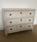 Gustavian Chest of Drawers with Cannelations, 1860s 1