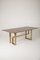 Pink Granite and Brass Table by Alfredo Freda, 1960s, Image 5
