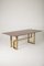 Table en Granit Rose et Laiton par Alfredo Freda, 1960s 5