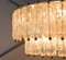 Large Mid-Century Modern Italian Ice Murano Glass Chandelier, 1950s 11