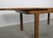 Mesa de comedor extensible de madera atribuida a Ilmari Tapiovaara, años 70, Imagen 10