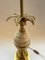 Lámpara Egg francesa de bronce de palma y ónice al estilo de Maison Charles, años 70, Imagen 3