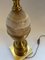 Französische Eierlampe aus Palmenbronze & Onyx im Stil von Maison Charles, 1970er 5