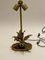 French Foliage Brass Lamp in the style of Maison Charles, 1970s 3