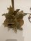 French Foliage Brass Lamp in the style of Maison Charles, 1970s, Image 5