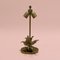 French Foliage Brass Lamp in the style of Maison Charles, 1970s 1