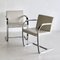 Brno Armchairs attributed to Mies van der Rohe for Knoll, USA, 1980s, Set of 8 5