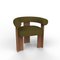 Collector Modern Cassette Chair in Famiglia 30 Fabric and Smoked Oak by Alter Ego 1