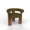 Collector Modern Cassette Chair in Famiglia 30 Fabric and Smoked Oak by Alter Ego, Image 1