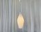 Lampada a sospensione vintage in vetro opalino di Aloys F. Gangkofner per Peill & Putzler, anni '50, Immagine 4