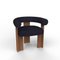 Collector Modern Cassette Chair in Famiglia 45 Fabric and Smoked Oak by Alter Ego 3