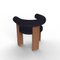 Collector Modern Cassette Chair in Famiglia 45 Fabric and Smoked Oak by Alter Ego, Image 4