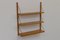 Vintage Danish Wall Mounted Oak Shelving System, 1960s. 1