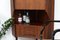 Vintage Danish Rosewood Corner Cabinet with Dry Bar, 1960s. 19