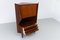 Mueble esquinero danés vintage de palisandro con bar seco, años 60., Imagen 9