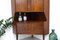 Vintage Danish Rosewood Corner Cabinet with Dry Bar, 1960s. 16