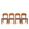 Pine Dining Room Chairs by Rainer Daumiller, 1970s, Set of 4, Image 1