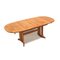Vintage Extendable Oval Dining Table, 1960s, Image 1