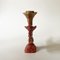 Red Patinated and Gilded Cast Aluminium Sculptural Bird Candlestick by Pierre Casenove for Fondica, France, 1990s, Image 8