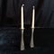 Small Vintage Art Deco Candleholders, Set of 2 3